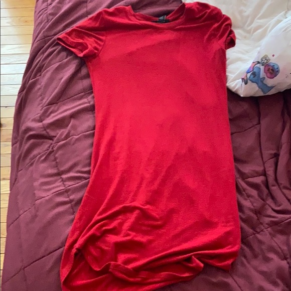 Red Form Fitting Dress - Picture 3 of 4